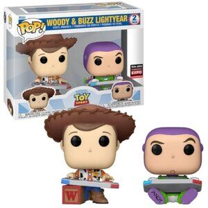 Funko Pop! Disney: Toy Story - Woody & Buzz Lightyear 2-Pack